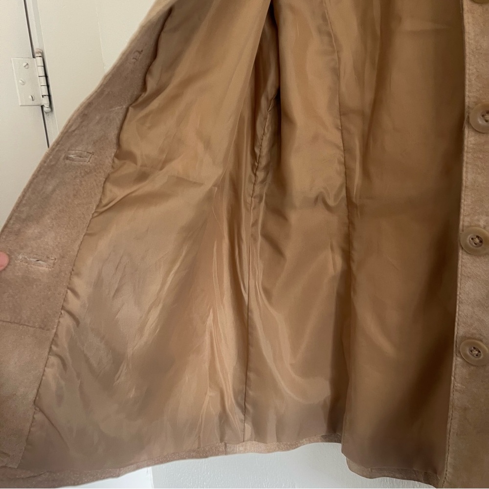Croft & Barrow Light Brown Suede Blazer women’s Medium see details - Picture 4 of 16